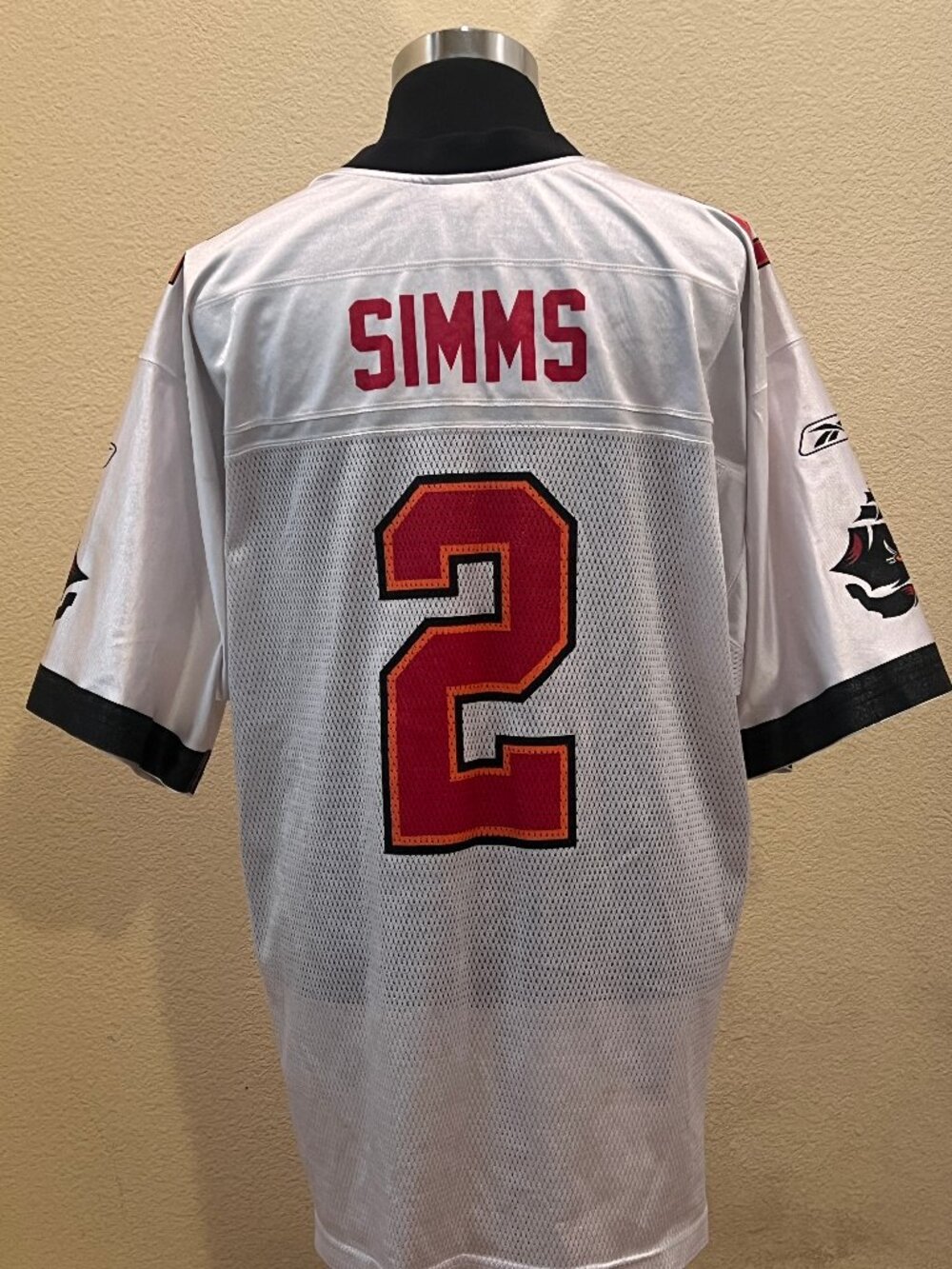 Reebok Tampa Bay Buccaneers Chris Simms #2 NFL Jersey Mens L White